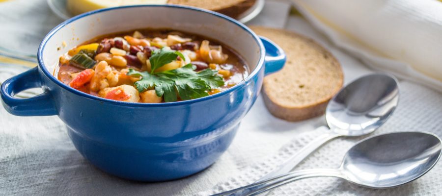 Eine Schüssel Suppe